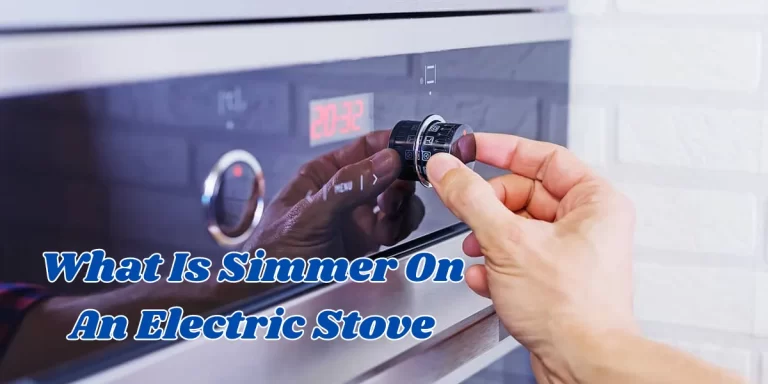 what is simmer on an electric stove (1)