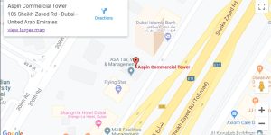Aspin Commercial Tower Dubai Location Map