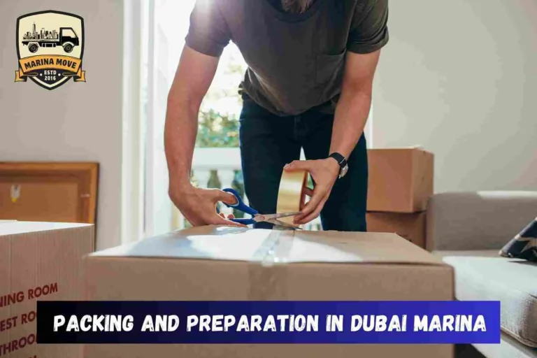 Packing and Preparation in Dubai Marina_