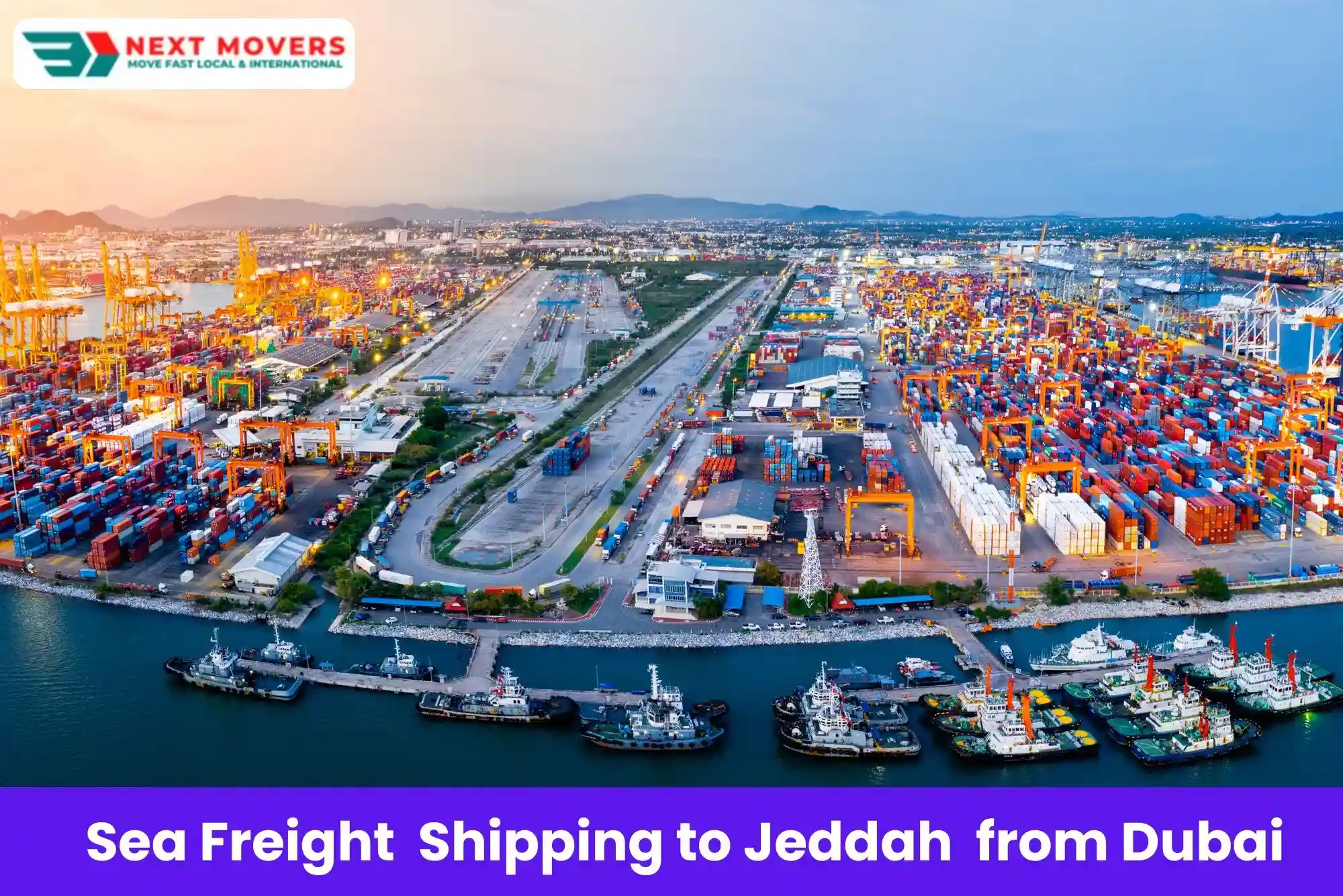 Sea Freight Shipping to Jeddah from Dubai