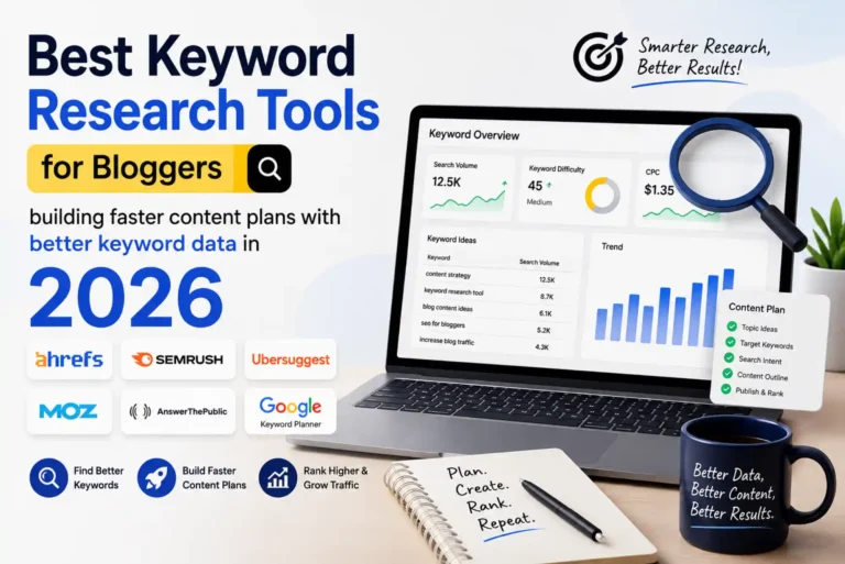 Best Keyword Research Tools for Bloggers building faster content plans with better keyword data in 2026